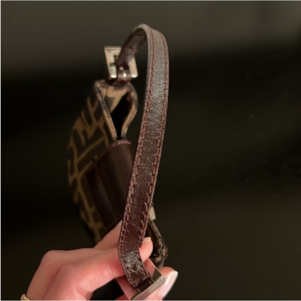 Fendi Zucca Canvas FF Logo Mini Croissant Bag | Vintage & Rare | Priced to Sell - Picture 16 of 17